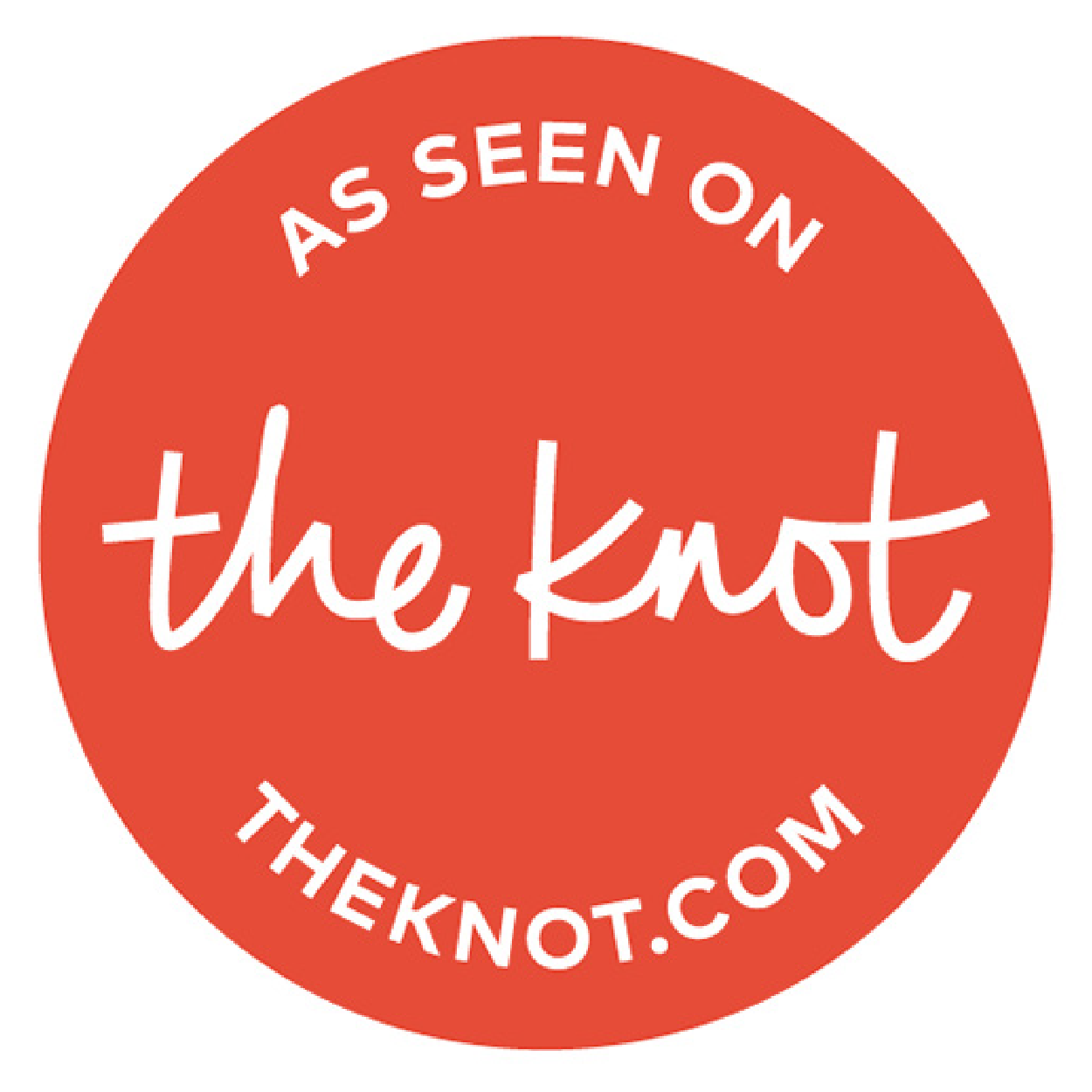 the knot logo orange