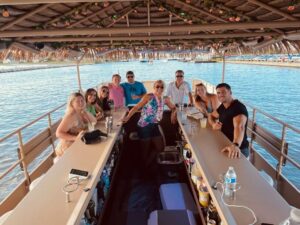 Corporate Tiki Boat Party Cruise with Tiki Boat Long Island