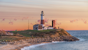 Montauk Point Lighthouse in Long Island, NY