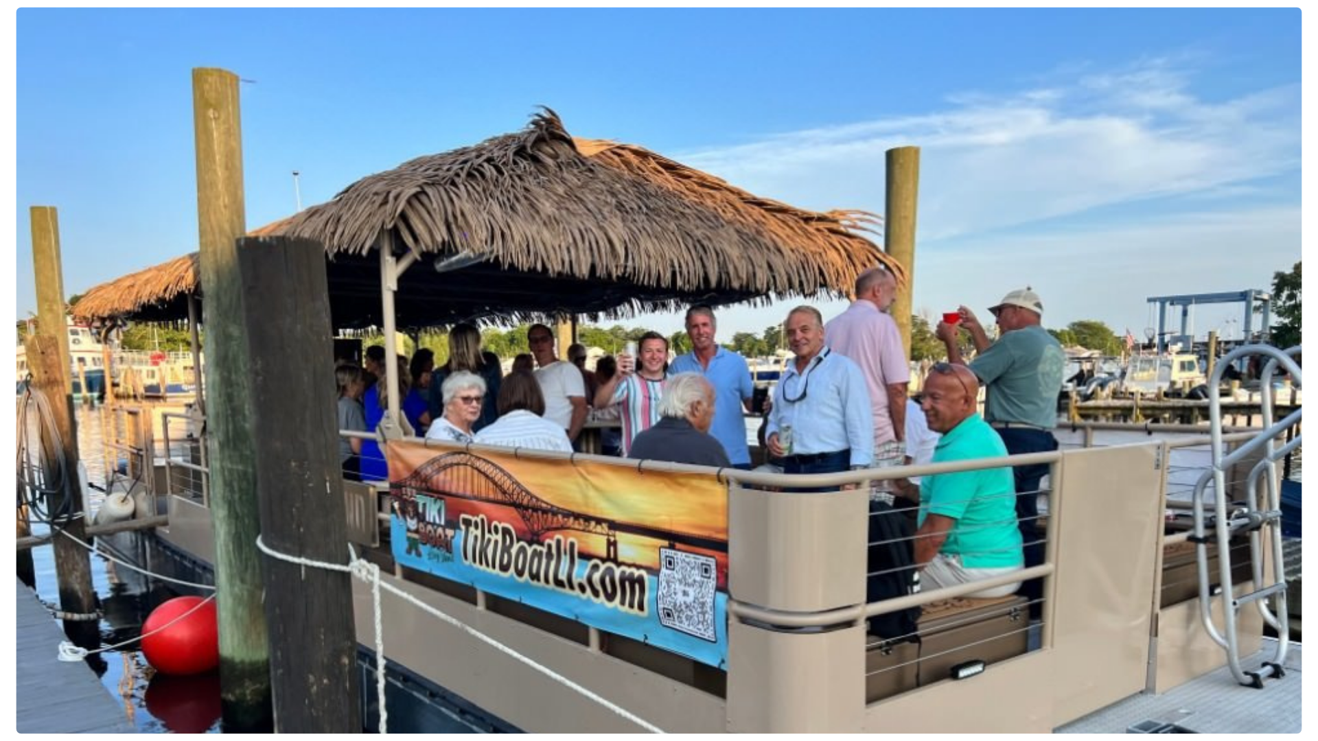 tiki boat public cruise