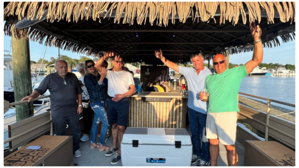 tiki boat tour group