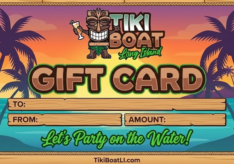 tiki boat gift card